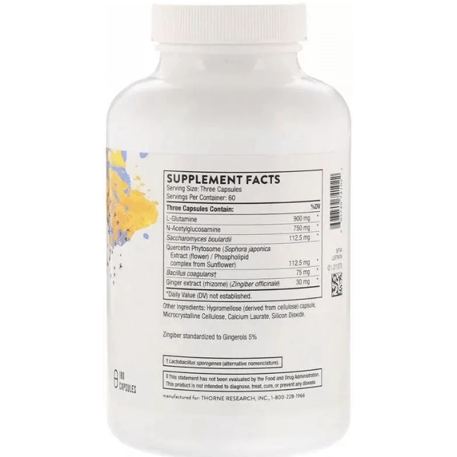Захист шлунка Thorne Perma-Clear, 180 капсул: ціни та характеристики