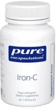 Железо и витамин С Pure Encapsulations Iron-C, 60 капсул