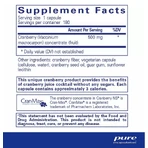 Клюква NS Pure Encapsulations Cranberry NS, 180 капсул: цены и характеристики