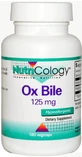 Екстракт бичачої жовчі Nutricology Ox Bile 125 мг, 180 капсул