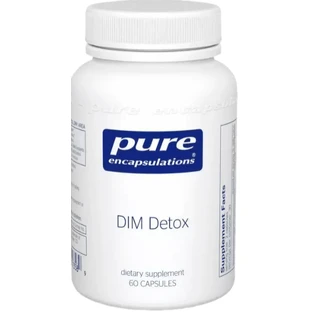 Детокс ДІМ Pure Encapsulations DIM Detox, підтримка детоксикації печінки та метаболізму гормонів, 60 капсул