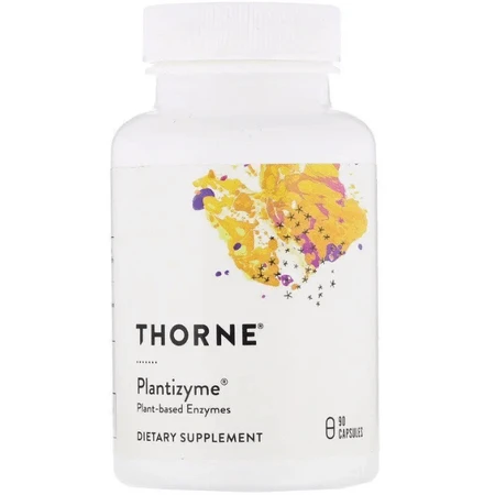 Ензими Thorne Plantizyme, 90 капсул: ціни та характеристики