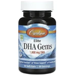 Докозагексаєнова кислота (ДГК) CarlsonElite DHA Gems 1000 мг, 30 гелевих капсул: ціни та характеристики