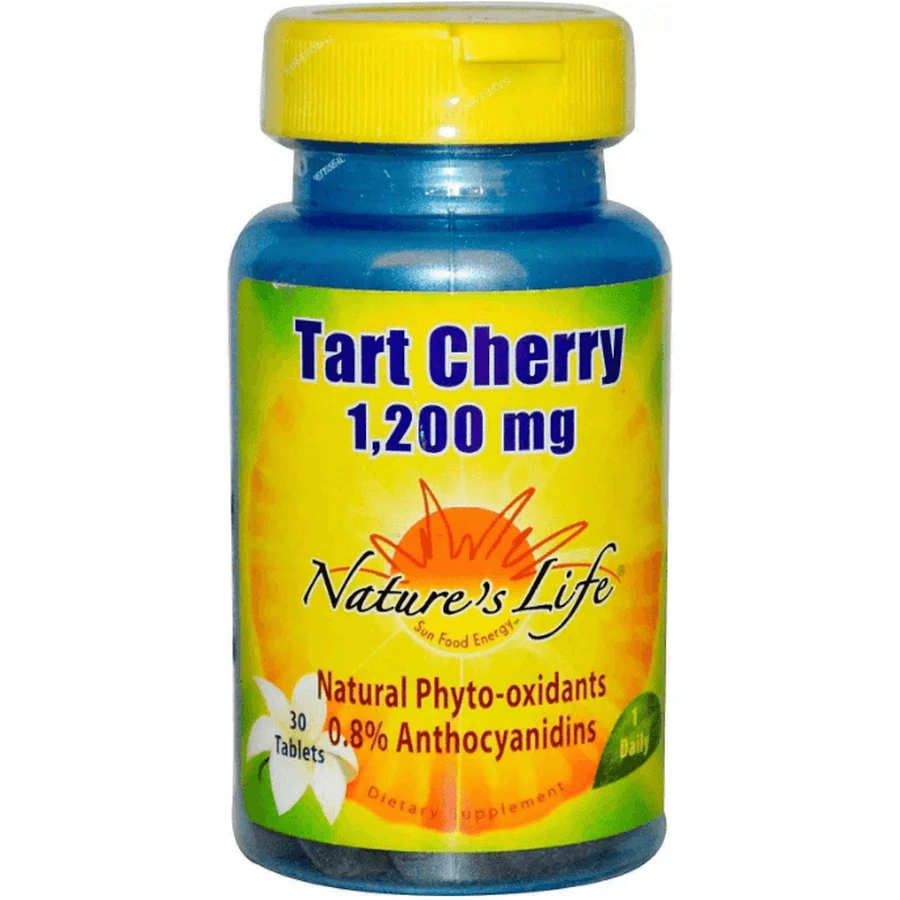 Экстракт дикой вишни Nature's Life Tart Cherry 1200 мг, 30 таблеток: цены и характеристики
