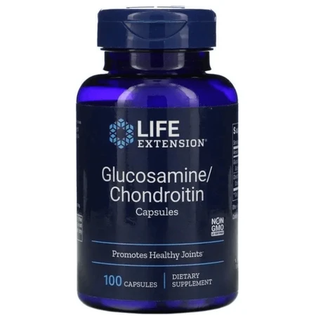 Глюкозамин, хондроитин Life Extension Glucosamine/Chondroitin, 100 капсул: цены и характеристики