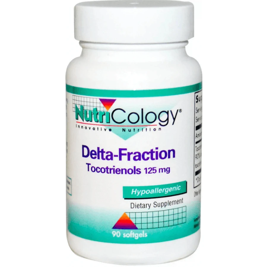 Дельта-фракція токотрінол Nutricology Delta-Fraction Tocotrienols 125 мг, 90 капсул: ціни та характеристики