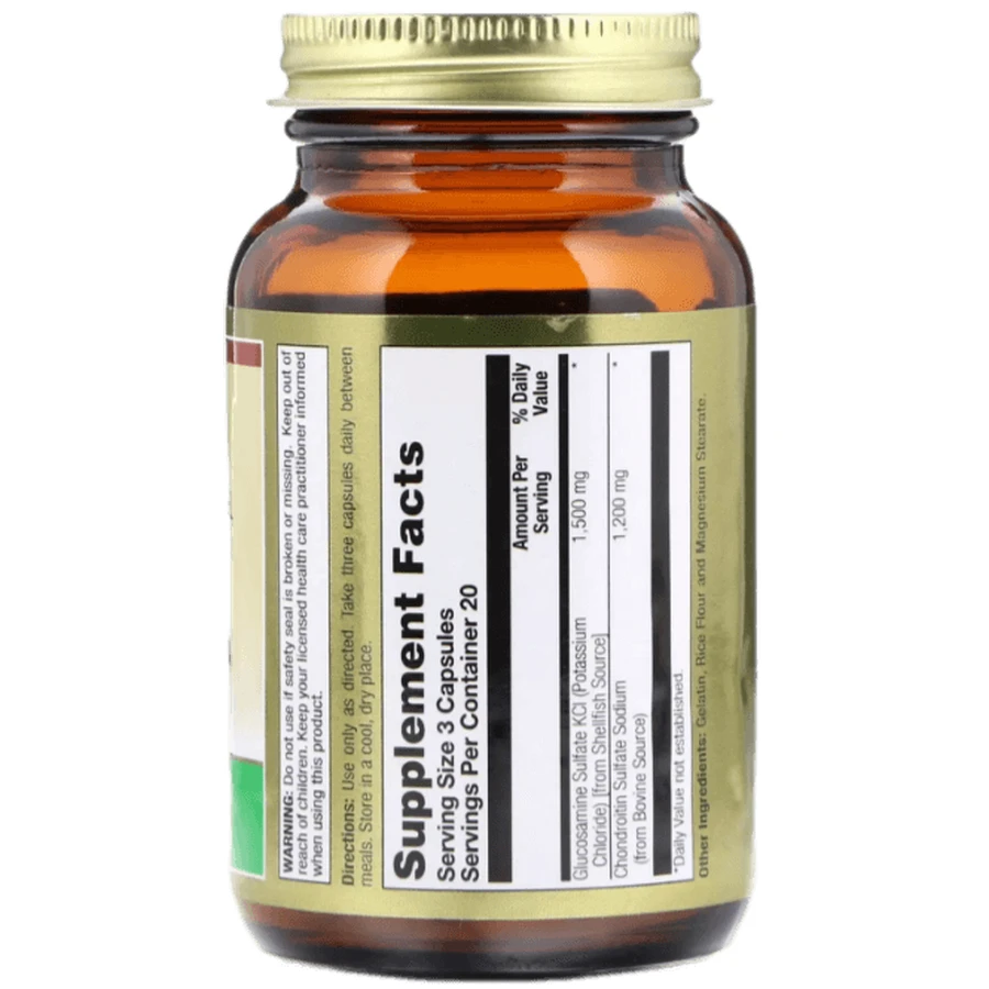 Глюкозамін хондроїтин LifeTime Vitamins Glucosamine & Chondroitin, 60 капсул: ціни та характеристики