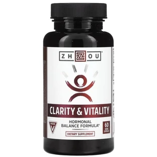 ДГЕА (дегідроепіандростерон) Zhou Nutrition DHEA,  гормональна збалансована формула, 60 вегетаріанських капсул