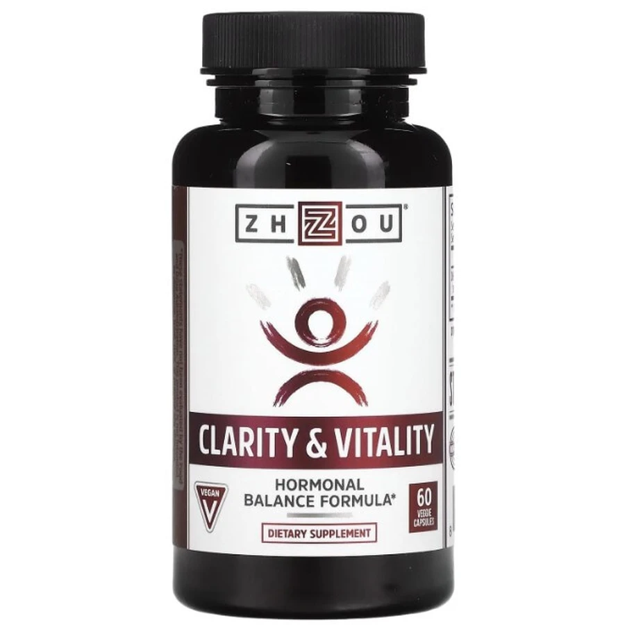 ДГЕА (дегідроепіандростерон) Zhou Nutrition DHEA, гормональна збалансована формула, 60 вегетаріанських капсул: ціни та характеристики