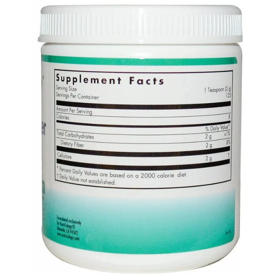 Волокно натуральне Nutricology Fiber, 250 г: ціни та характеристики