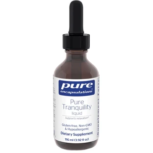 Глицин, ГАМК и теанин Pure Encapsulations Pure Tranquility liquid, от стресса, 116 мл