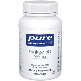 Гинкго Билоба Pure Encapsulations Ginkgo Biloba 160 мг, 120 капсул