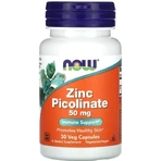 Пиколинат цинка NOW Foods Zinc Picolinate 50 мг, 30 вегетарианских капсул: ціни та характеристики