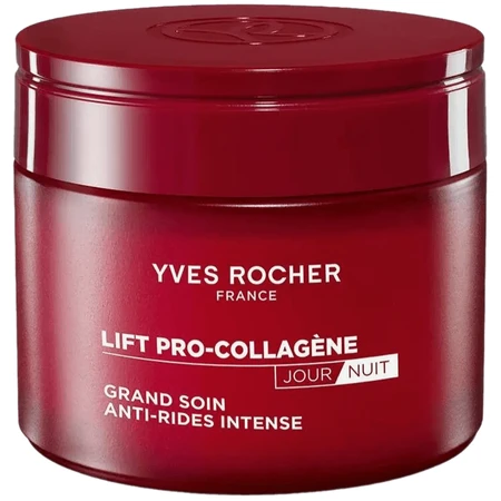 Інтенсивний крем Ліфт Про-Колаген Yves Rocher Lift Pro-Collagene від зморщок та для пружності шкіри обличчя, шиї та декольте, 75 мл: ціни та характеристики