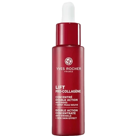 Концентрат Лифт Про-Коллаген Yves Rocher Lift Pro-Collagene двойного действия с бакучиолом от морщин и для обновления кожи, 30 мл: цены и характеристики