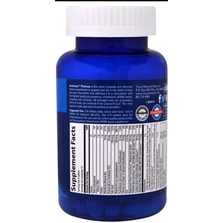 Здоровье суставов Trace Minerals Research ActivJoint Platinum, 90 таблеток: цены и характеристики