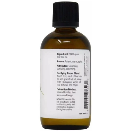 Масло чайного дерева Now Foods Tea Tree Essential Oils, 118 мл: ціни та характеристики