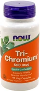 Хром Now FoodsTri-Chromium 500 мкг, 90 вегетарианских капсул
