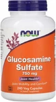 Глюкозамін сульфат Now Foods Glucosamine Sulfate 750 мг, 240 рослинних капсул