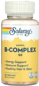 Вітаміни групи В Solaray Methyl B-Complex 50, 60 вегетаріанських капсул