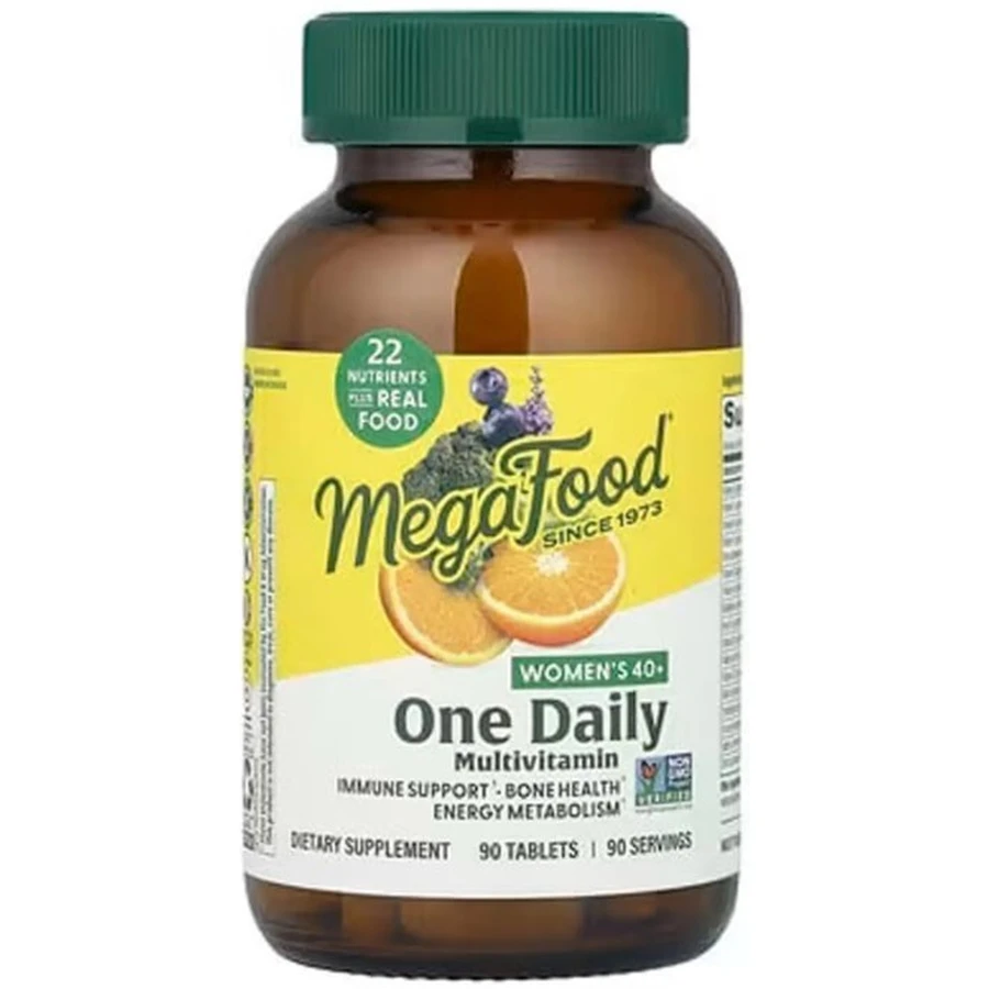 Витамины для женщин MegaFood Women Over 40+, 1 в день, 90 таблеток: цены и характеристики