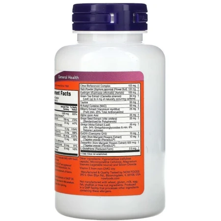 Витамины для глаз Now Foods Ocu Support, 90 вегетарианских капсул: цены и характеристики