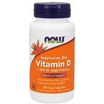 Вітамін Д2 Now Foods Vitamin D 1000 МЕ (25 мкг), сухий,120 вегетаріанських капсул: ціни та характеристики