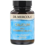 Кальцій з вітамінами Д3 і К2 Dr. Mercola Calcium with Vitamins D3 & K2, 30 капсул