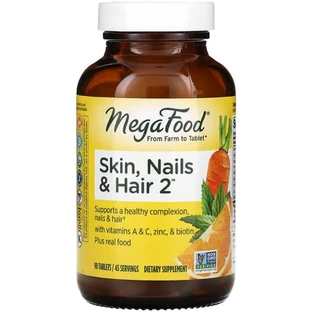 Витамины для волос, кожи и ногтей MegaFoods Skin, Nails & Hair 2,  90 таблеток