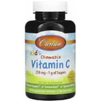 Витамин С Carlson Chewable Vitamin C 250 мг, цитрус, жевательный для детей, 60 таблеток: цены и характеристики