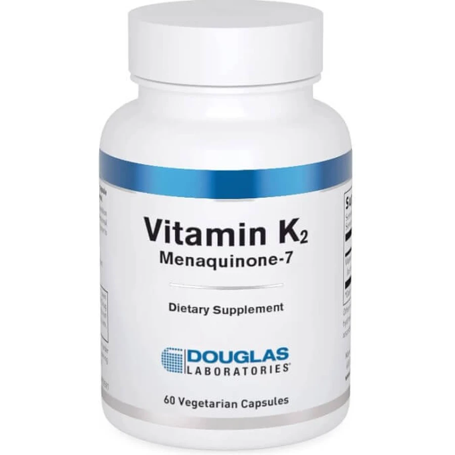 Вітамін К2 Douglas Laboratories Vitamin K2, Menaquinone-7, 60 капсул: ціни та характеристики