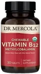 Вітамін В12 Dr. Mercola Vitamin B12 1000 мкг, органік, 30 жувальних пігулок