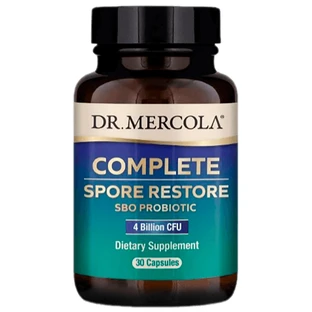 Лікувальні гриби та пробіотики Dr. Mercola Complete Spore Restore, повне відновлення, 30 капсул