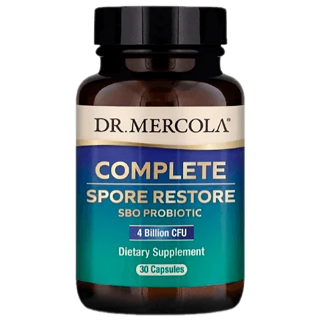 Лікувальні гриби та пробіотики Dr. Mercola Complete Spore Restore, повне відновлення, 30 капсул: ціни та характеристики