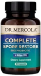 Лечебные грибы и пробиотики Dr. Mercola Complete Spore Restore, полное восстановление, 30 капсул