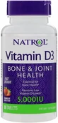 Витамин Д3 Natrol Vitamin D3 5000 МЕ, вкус клубники, 90 таблеток