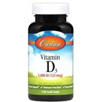 Вітамін Д-3 Carlson Vitamin D3 125 мг (5000 МО), 120 гелевих капсул: ціни та характеристики