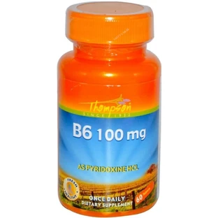 Вітамін В6 Thompson Vitamin B-6 100 мг, 60 таблеток