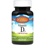 Вітамін Д Carlson Vitamin D 1000 МО, 60 гелевих капсул: ціни та характеристики