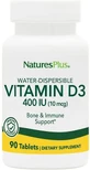 Вітамін Д Natures Plus Vitamin D 400 МО, 90 таблеток