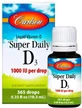 Вітамін Д3 Carlson Vitamin D3 1000 МО, 10.3 мл