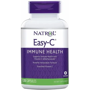 Витамин C Natrol Easy-C 500 мг для иммунитета, 120 капсул