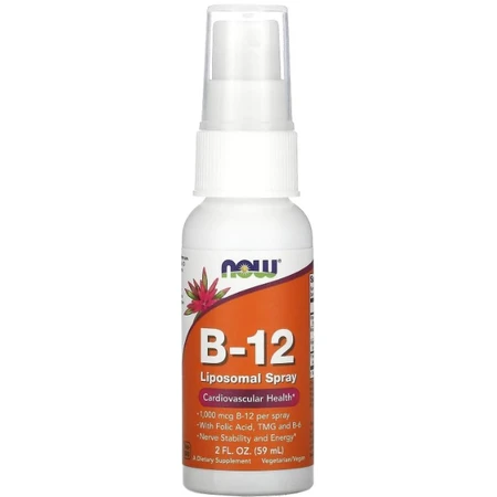 Витамин В12 Now Foods Vitamin B-12 1000 мкг, липосомальный спрей, 59 мл: цены и характеристики