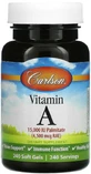 Вітамін А Carlson Vitamin A 15000 МО, 240 гелевих капсул