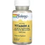 Витамин А Solaray Dry Vitamin A 7500 мкг, 60 вегетарианских капсул