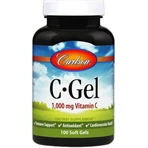 Вітамін C Carlson C-Gel 1000 мг, 100 гелевих капсул: ціни та характеристики