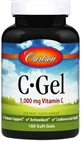 Витамин C Carlson C-Gel 1000 мг, 100 гелевых капсул