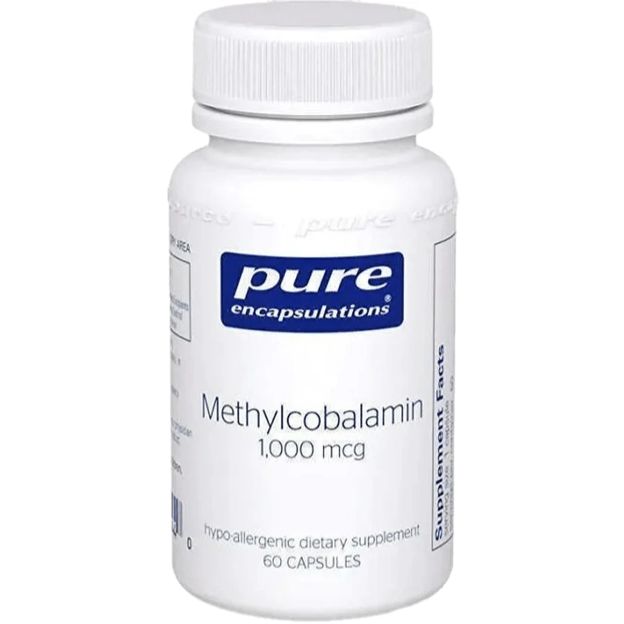 Витамин В12 (метилкобаламин) Pure Encapsulations Methylcobalamin Advanced Vitamin B12, 60 капсул: цены и характеристики