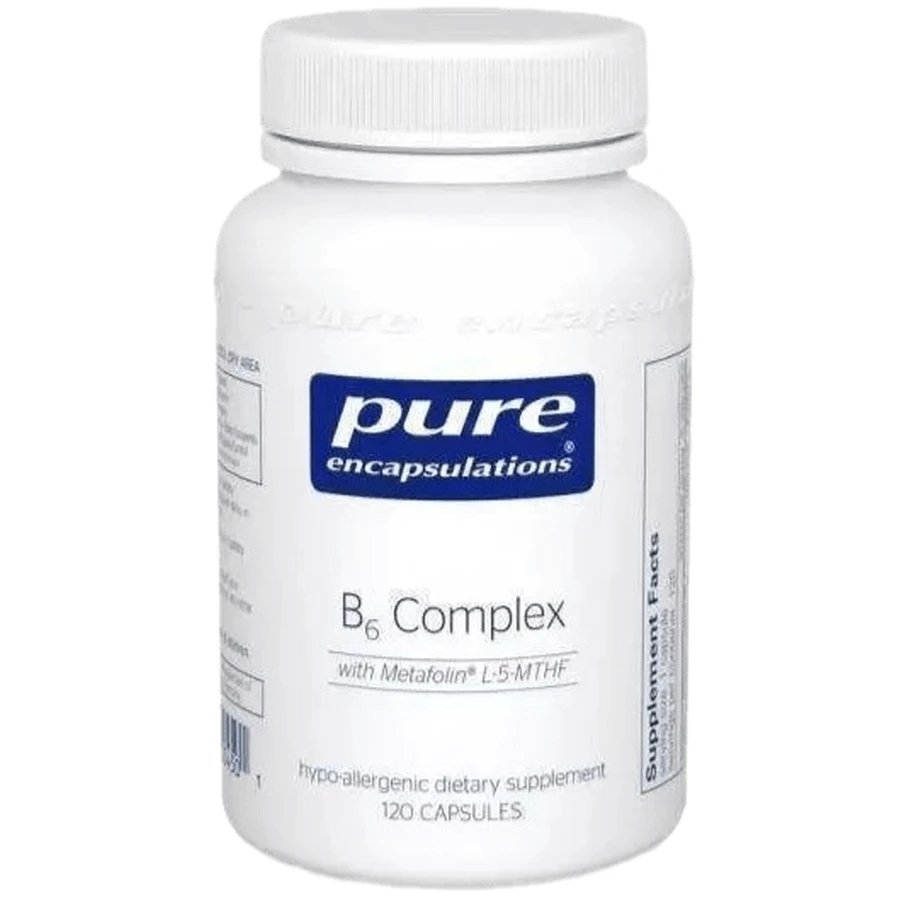 Витамин B6 (комплекс) Pure Encapsulations B6 Complex, 120 капсул: цены и характеристики