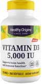 Вітамін Д3 Healthy Origins Vitamin D3 5000 МО, 360 капсул